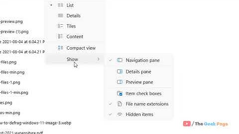 Bestandsnaamextensies weergeven of verbergen in Windows 11