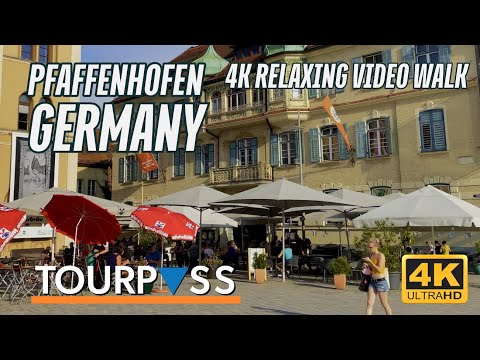 Pfaffenhofen an Der Ilm, Germany Walking Tour 【4K】Ultra HD Travel Walk and Virtual Treadmill Video