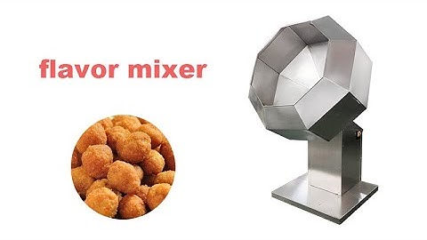 Drum Fried Food Potato Chips Snacks Seasoning Machine Octagonal Peanut Flavoring Coating Machine