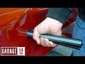 Dent repair: glue sticks, tire tube, airbag module