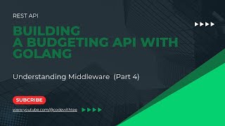 Rest API: Understand Middleware In Echo  (Building a Budgeting Backend with Golang Part 4)