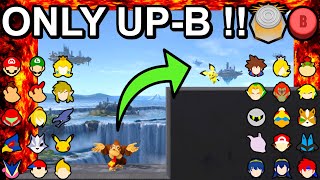 Who Can Make It Using Only UP-Special ! - Super Smash Bros. Ultimate