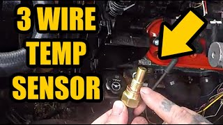 How To Make A Factory Coolant Temp Gauge Work With Your LS Swap, 3 Wire Temp Coolant Sensor