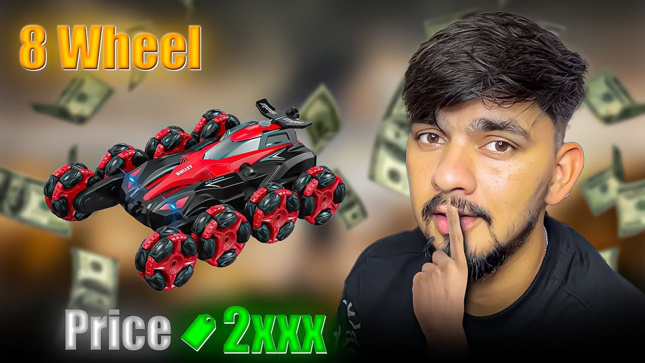 ₹2000 💰 8 Wheels Rc Stunt Car | 