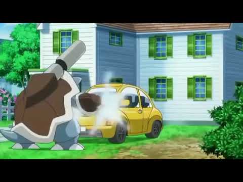 Blastoise turns a Normal Car into Convertible In Japanese!!!