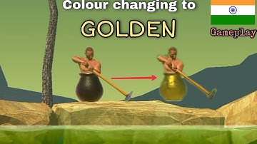Getting over it gameplay mobille how to get golden pot