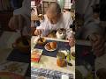 住職の朝ごはん。ハムチーズパン 芋あんパン コーンスープ ヨーグルト