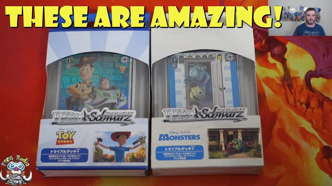 Opening BOTH the Pixar Weiss Schwarz Starter Decks! These are