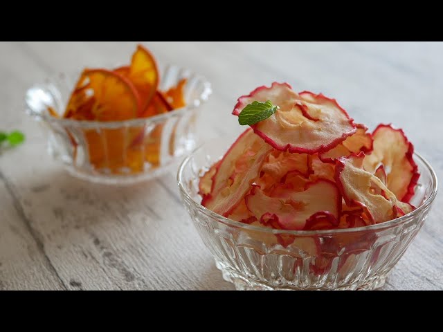 甘酸っぱい♡ドライアップルとみかん | Dried apples and Japanese mandarin orange