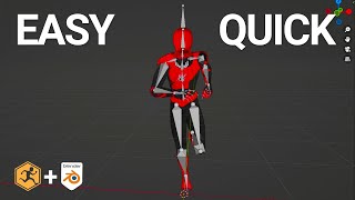 Easy Mixamo Transparency Fix when importing to Blender software