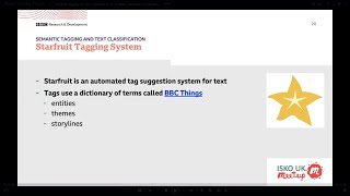 Semantic Tagging and Text Classification using Stairfruit
