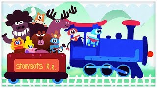 'Riding on a Train,' The Train Song by StoryBots | Netflix Jr