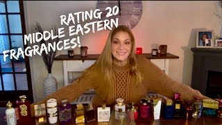 Rating My 20 Middle Eastern Perfumes!#perfume#affordable#2024#lattafa#afnan#fragrance#collection#