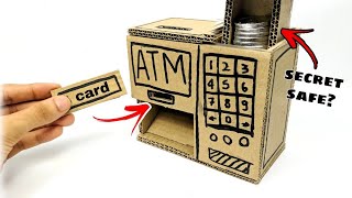 How To Make Mini ATM Machine From Cardboard #shorts #zillalove Resimi