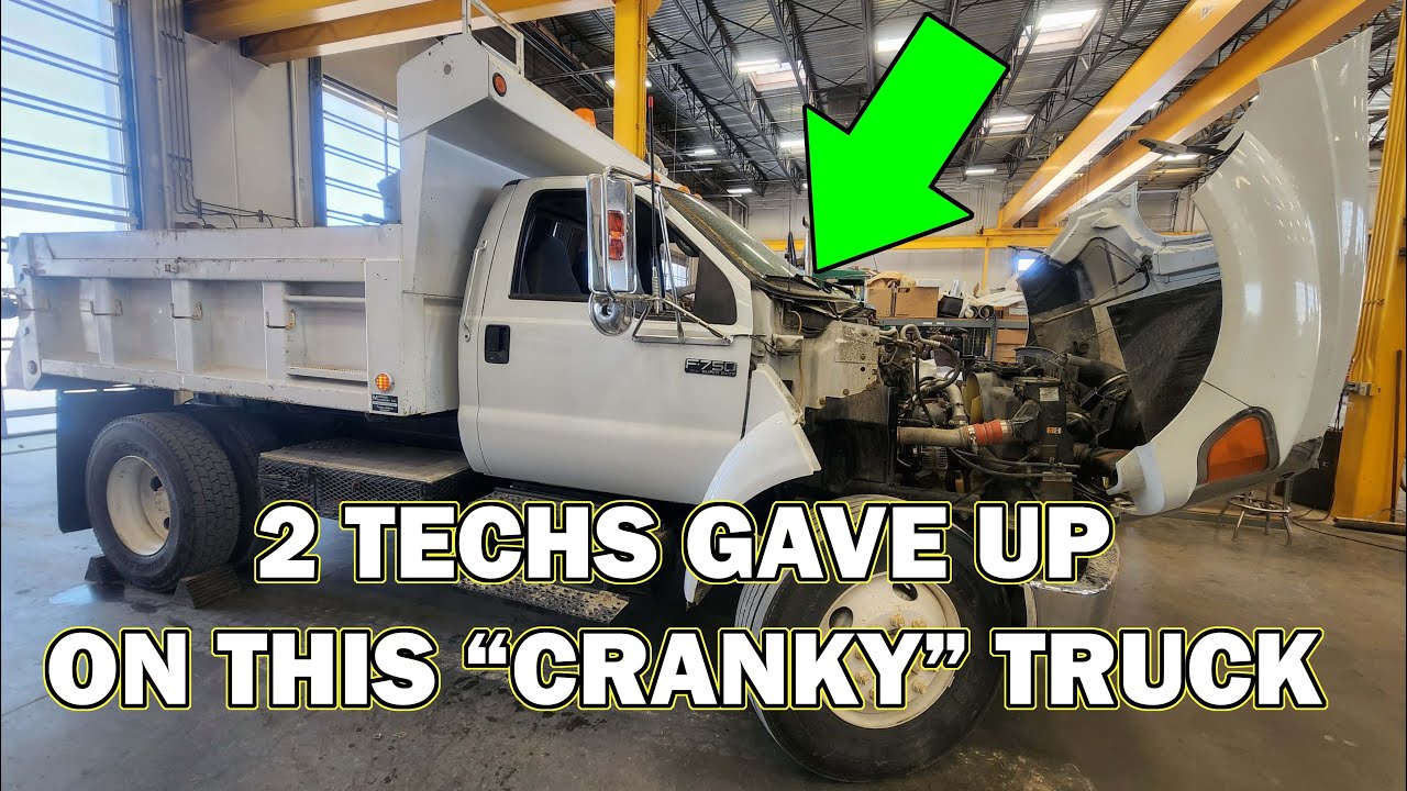 This "Cranky" Ford F-750 won't start, but why?