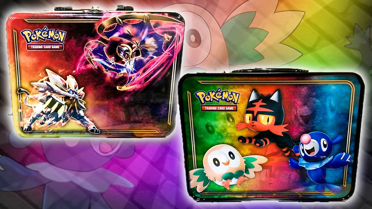 New Pokemon Alola Treasure Chest Lunch Box Tin! - YouTube