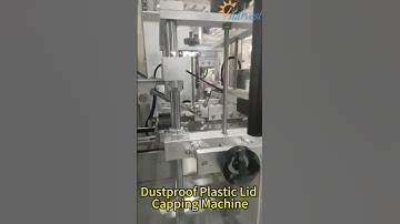 Dustproof Plastic Lid Press Capping Machine, Automatic Snap On Capper Machine #Shorts #capper