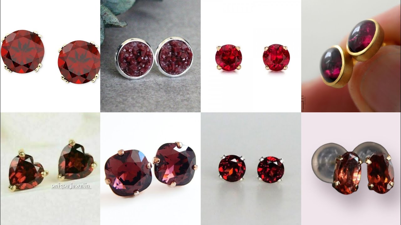 22K gold studs designs for party wear | stylish latest tops/earrings design for women's #goldstuds