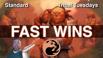 WIN FAST with BUDGET GOBLINS AGGRO in Standard Mid-Week Event | Tribal Tuesdays | MTG Arena