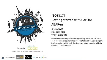 [SOT117] Getting started with CAP for ABAPers