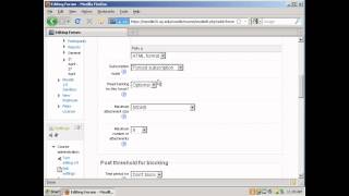Moodle 2 - Add a simple forum.mp4