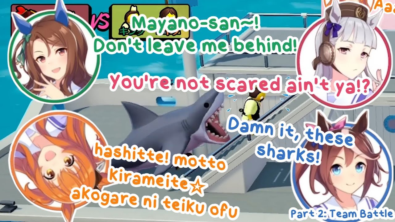 [Eng Subs] Uma Gaming Gang Beast Team Battle | Part 2