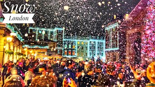 London At Christmas London Christmas Lights Tour Walking London Westend At Christmas 4K Hdr