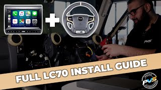 Headunit with Android/CarPlay & Steering Wheel Install Guide | 79 Series Toyota LandCruiser | PVS