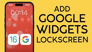 كيفية إضافة أدوات Google إلى شاشة قفل iOS 16 2022 screenshot 5