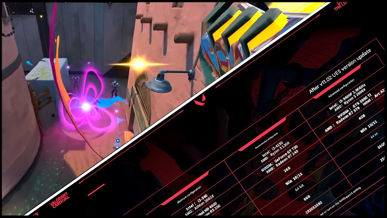 NOVOS REQUISITOS PARA RODAR VALORANT - VALORANT