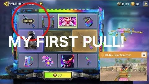 *NEW* Spectrum Draw Redux (ICR COLOR SPECTRUM GAMEPLAY) Cod Mobile