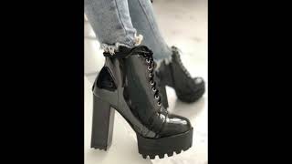 احذية الشتوية للبنات الدارجة لموسم الشتاء قمة الفخامة .2021Winter shoes for the winter season