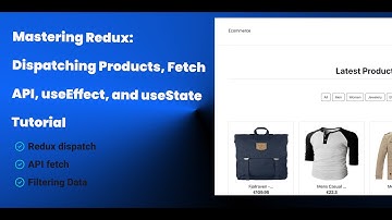 Mastering Redux: Dispatching Products, Fetch API, useEffect, and useState Tutorial (Products Page)