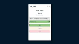 CrewBrain - Timeclock screenshot 2