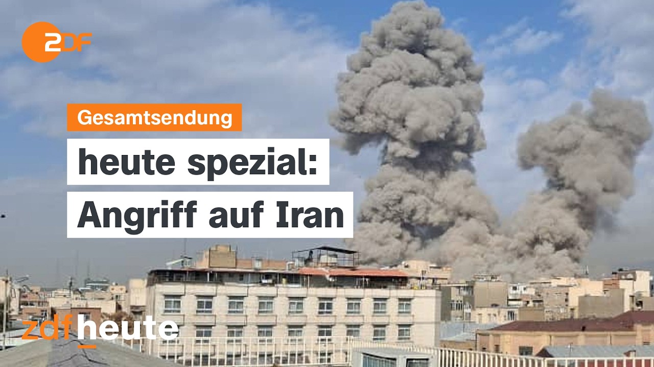 ZDF heute spezial: Israel und USA greifen Iran an – Gegenschläge Teherans
