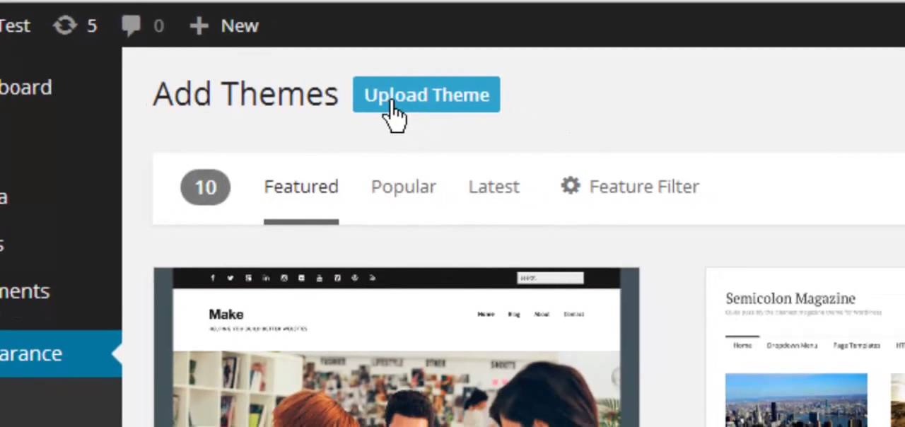 Installation Theme Studio Multipurpose One Page Wordpress Theme - YouTube