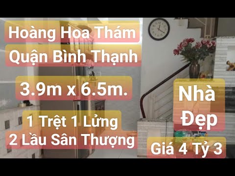 Video Bán Nhà Giá Rẻ Quận Bình Thạnh. Giá 4 Tỷ 3 Hoàng Hoa... - youtube