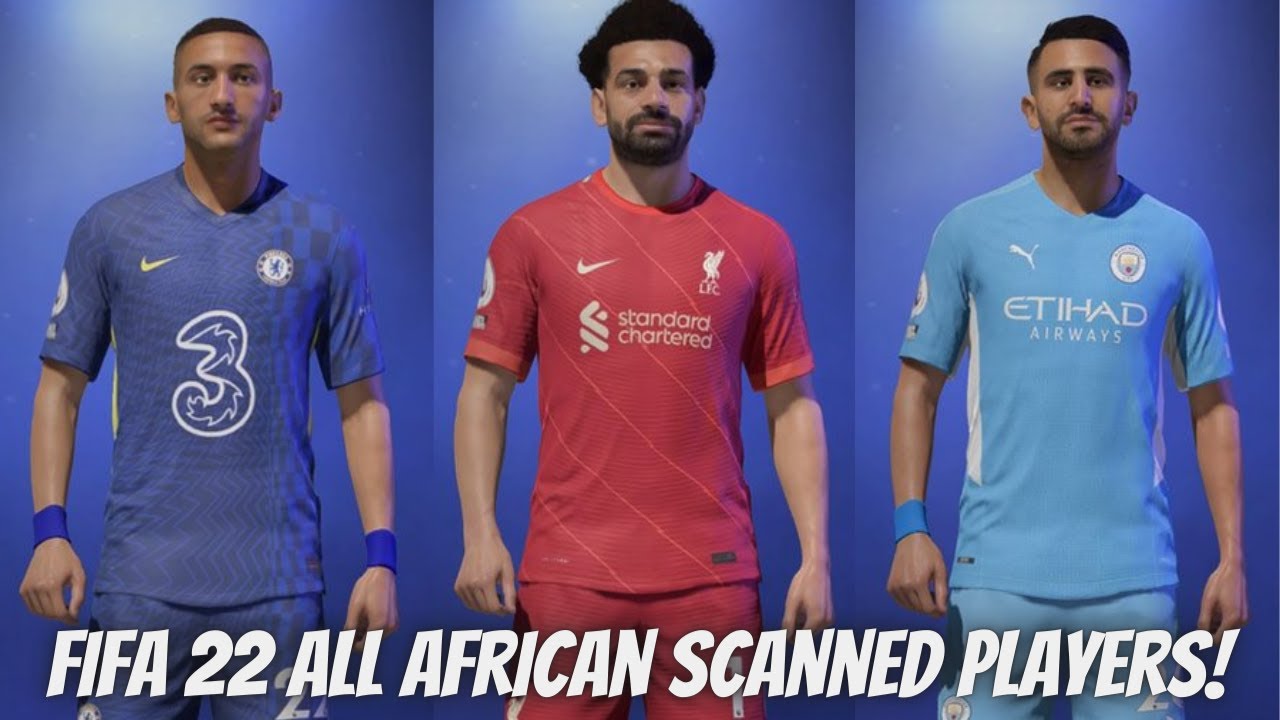 FIFA 22 All African players with real face! Pt. 6 (RW/RM) YouTube