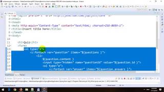 Creating Online Quiz Application using Spring MVC and Spring Data JPA in Spring Boot