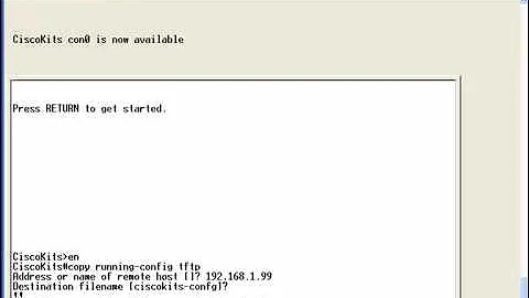 CCNA Certification:  How to backup the config on your Cisco Router