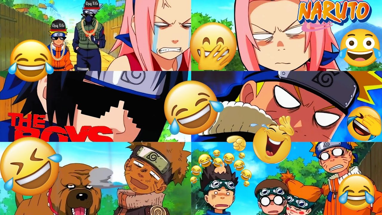 Naruto Funny Moments In Hindi 🤣😂😂 Naruto Sakura And Sakuke Sigma Rule Funny Moments 🤣