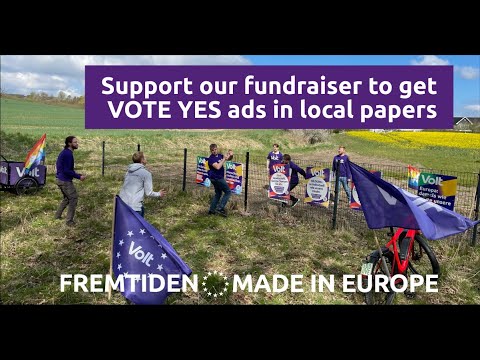 YouTube: Fundraiser video - help spread the word to get Danes to vote YES to remove the Defence Opt-Out
