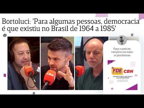 José Henrique Bortoluci: 'For some, democracy is what existed in Brazil from 1964 to 1985'