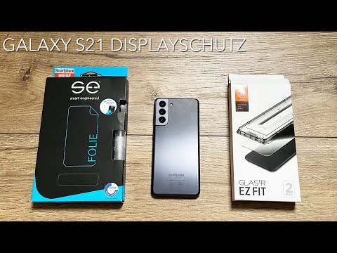 Video: Wird Galaxy S21 mit Displayschutzfolie geliefert?