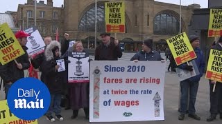 'It's depressing': Commuters react to annual fare rise - Daily Mail