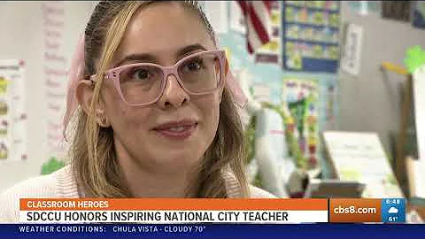 Congratulations to SDCCU Classroom Hero, Ingrid Medrano!
