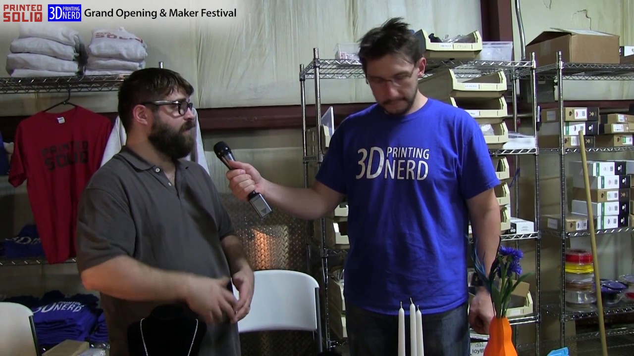 Interview with Cole Hastings at the Printed Solid Grand Opening in Newark, Delaware