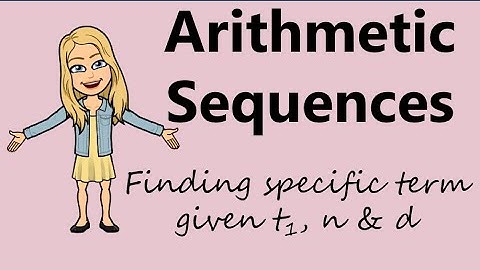 Finding specific term of arithmetic sequence