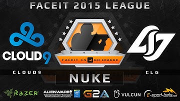 Cloud9 vs CLG - Nuke (FACEIT 2015 League)