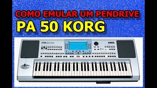 COMO EMULAR UM PENDRIVE PA 50 KORG  TECLADOS QUE ERAM DE DISKET E ADAPITOU PENDRIVE